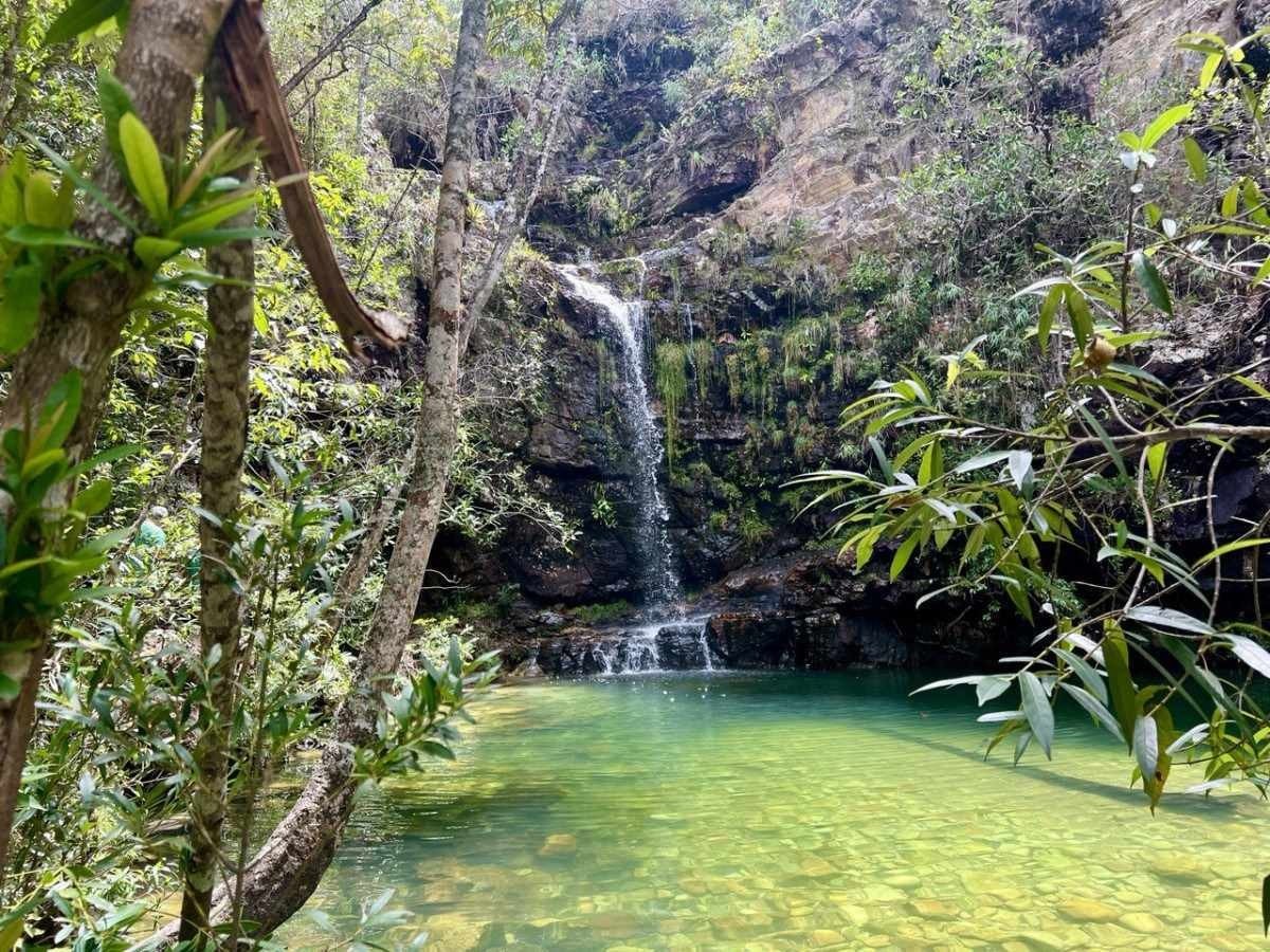 Cachoeira Loquinhas, na Chapada dos Veadeiros. 