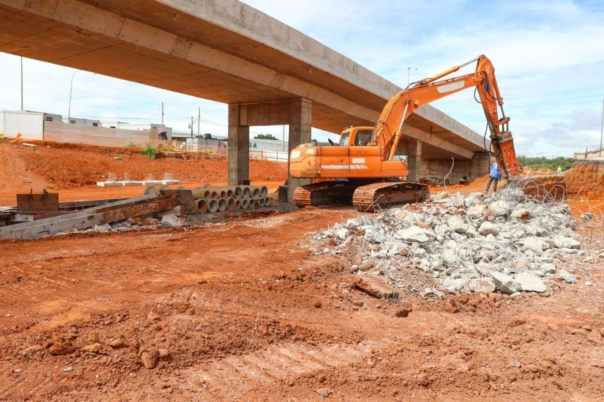 Começam obras de ligação entre Avenida Elmo Serejo e o Túnel de Taguatinga