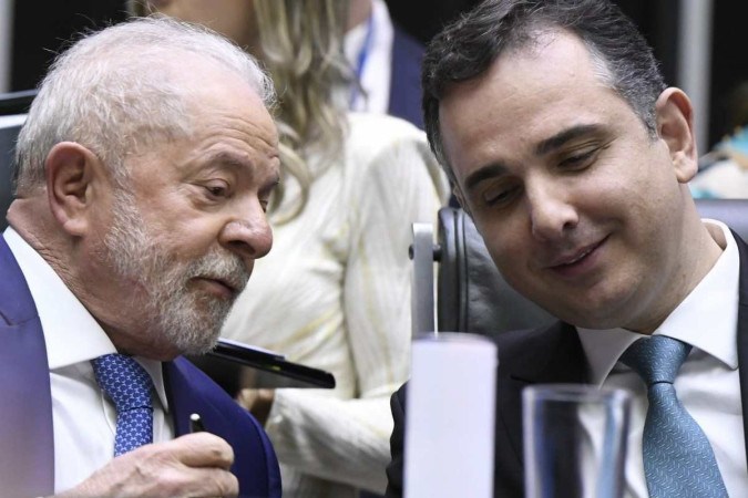 O presidente Lula quer apaziguar os ânimos com o Congresso Nacional, especialmente com Rodrigo Pacheco (PSD-MG), após derrubada da desoneração da folha de pagamentos -  (crédito: Jefferson Rudy/Agência Senado)