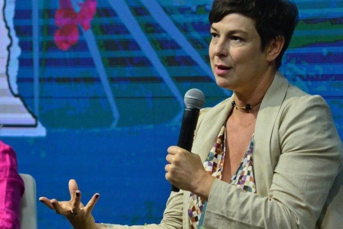  Evento do Correio - Entre os Eixos do DF: debate temas relacionados à economia, sustentabilidade e qualidade de vida, no auditório do Correio Braziliense. A embaixadora da Paz e atriz Maria Paula Fidalgo.