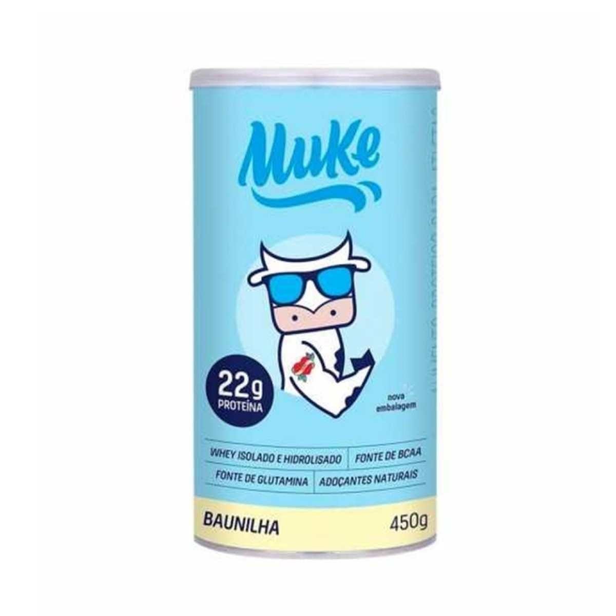 Muke whey protein sabor baunilha |  Mu