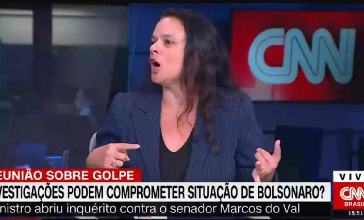 Janaina Paschoal diz que pedir golpe não é crime e causa bate-boca na CNN