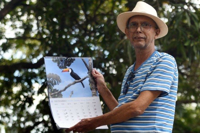  03/02/2023 Credito: Ed Alves/CB/DA.Press. Cidades. Calendario com fotos de Passaros do Fotografo Astral Melo. 