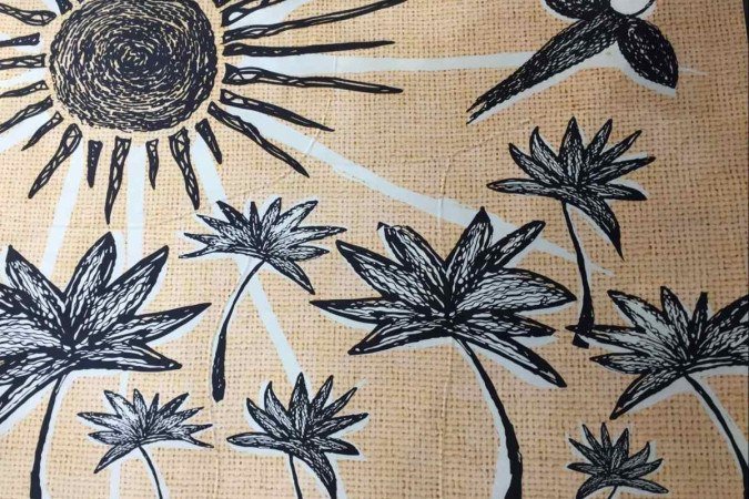 Tapete cordel, produzido pelo designer Ronaldo Fraga é um dos itens mais queridos pelo público