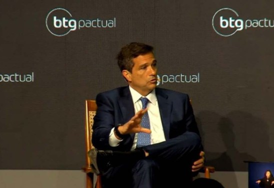  Reprodução/ live do BTG Pactual