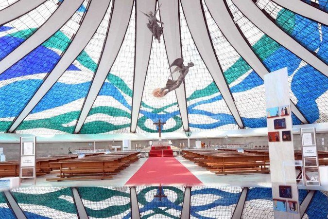 Catedral de Brasília é um patrimônio histórico - (crédito: Ed Alves/CB/DA.Press) Catedral de Brasília é um patrimônio histórico - (crédito: Ed Alves/CB/DA.Press)