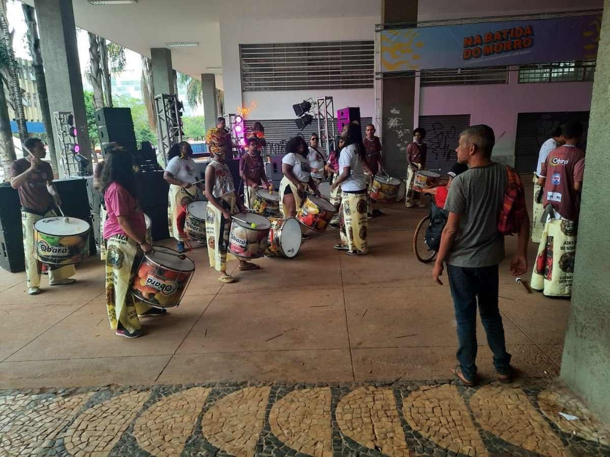 Protesto marca Palco Paredão no Setor Comercial Sul