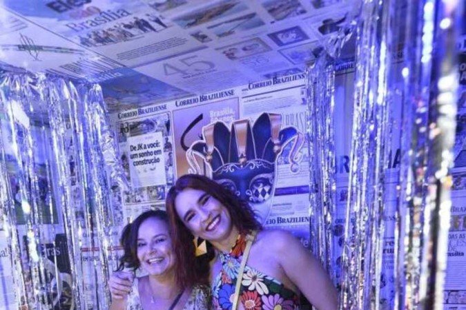  19/02/2023. CrÃ©dito: Minervino JÃºnior/CB/D.A Press. Brasil.  Brasilia - DF. Carnaval 2023 Festa Quadradinho. Patricia Fontenelle e Daniela Maria.