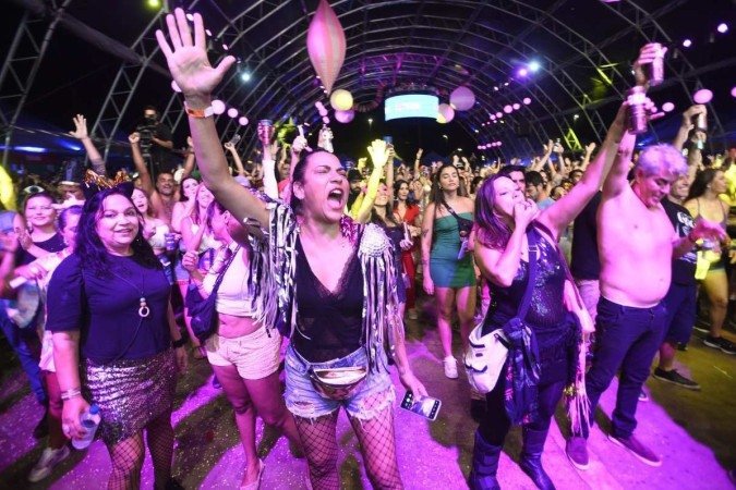  19/02/2023. Crédito: Minervino Júnior/CB/D.A Press. Brasil.  Brasilia - DF. Carnaval 2023 Festa Quadradinho.