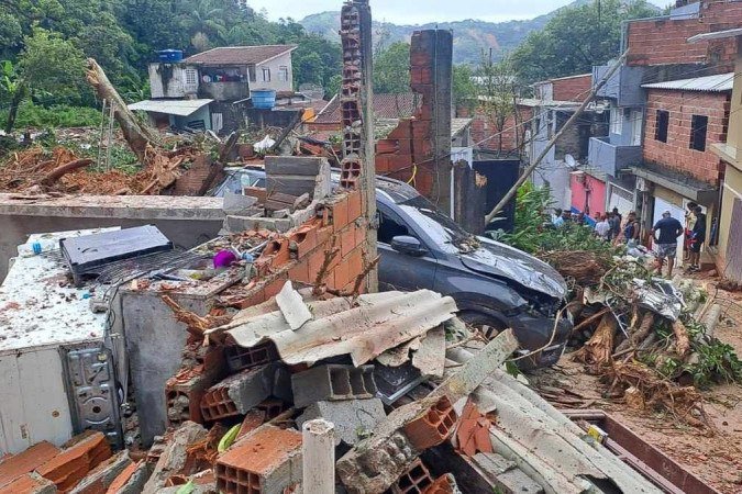 (crédito: Defesa Civil de SP/Divulgação) (crédito: Defesa Civil de SP/Divulgação)