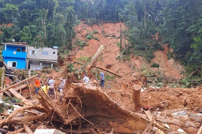 Terra indígena é atingida por temporais no litoral norte de São Paulo