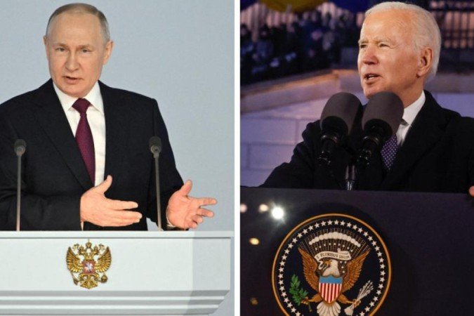 Presidentes da Rússia e dos EUA fizeram pronunciamentos neste 21 de fevereiro - Presidentes da Rússia e dos EUA fizeram pronunciamentos neste 21 de fevereiro -