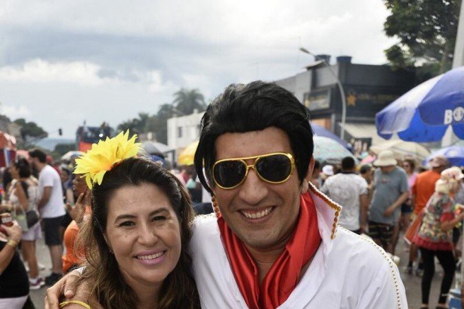 O rei Elvis Presley (Fagner Santos) estava com a família