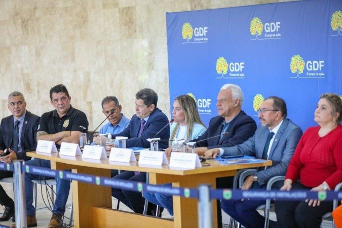 Coletiva de imprensa para divulgar balanço do Carnaval de 2023