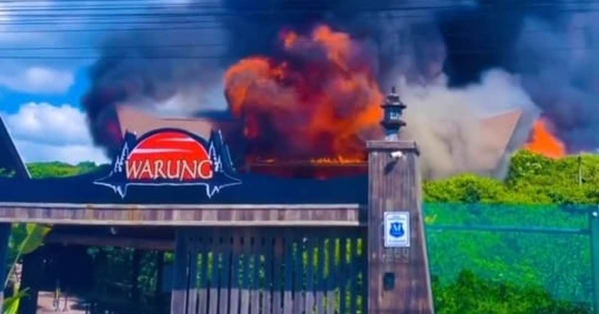 Incêndio afeta boate Warung Beach Club, referência na música eletrônica