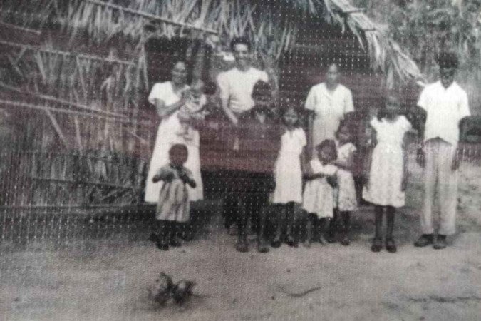 Registro dos avós, tios e pai da professora Potyra Terena 