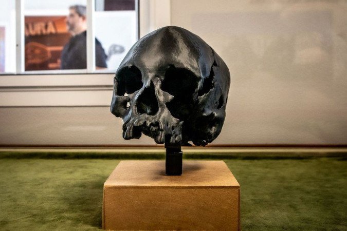 Peça do Museu Nacional/UFRJ. Entrega de biblioteca científica está prevista para março - (crédito: Felipe Cohen Projeto MNV) Peça do Museu Nacional/UFRJ. Entrega de biblioteca científica está prevista para março - (crédito: Felipe Cohen Projeto MNV)