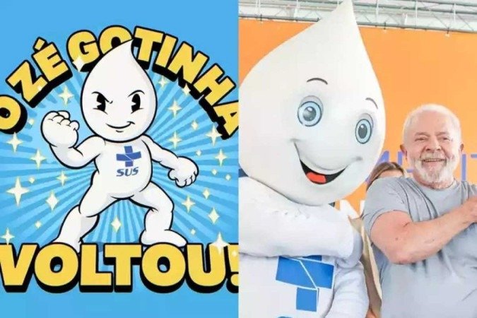 (crédito: Reprodução/Twitter Lula e Ministério da Saúde) (crédito: Reprodução/Twitter Lula e Ministério da Saúde)