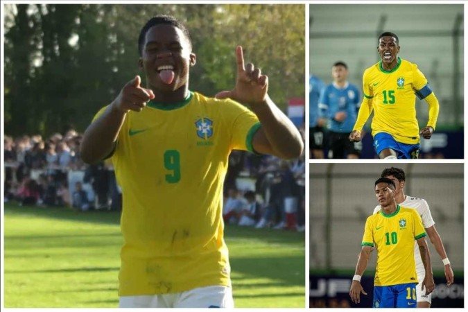 (crédito: Bruno Pacheco/CBF e Carlos Santana/CBF) (crédito: Bruno Pacheco/CBF e Carlos Santana/CBF)