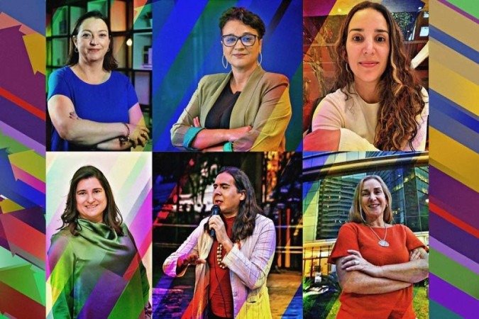 Às vésperas de mais um Dia Internacional da Mulher, exemplos de desbravadoras modernas expõem expectativas sobre o futuro e lembram suas trajetórias até atingir o protagonismo num mercado ainda dominado pelo patriarcado. À frente do seu tempo e cada vez mais empoderadas, elas comungam a expectativa da equidade de gênero e da garantia de direitos no mercado, em todas as suas nuances. - (crédito: Arte de Maurenilson Freire/CB/D.A Press sobre fotos de Samuel Paz/Divulgação UCB; Fernando Santos/Divulgação; Arquivo pessoal; Samuel Lorenzetti/Divulgação e Minervino Junior/CB/D.A Press) Às vésperas de mais um Dia Internacional da Mulher, exemplos de desbravadoras modernas expõem expectativas sobre o futuro e lembram suas trajetórias até atingir o protagonismo num mercado ainda dominado pelo patriarcado. À frente do seu tempo e cada vez mais empoderadas, elas comungam a expectativa da equidade de gênero e da garantia de direitos no mercado, em todas as suas nuances. - (crédito: Arte de Maurenilson Freire/CB/D.A Press sobre fotos de Samuel Paz/Divulgação UCB; Fernando Santos/Divulgação; Arquivo pessoal; Samuel Lorenzetti/Divulgação e Minervino Junior/CB/D.A Press)