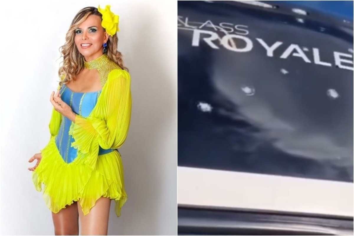 Ônibus da cantora Márcia Freire é atingido por tiros em tentativa de assalto
