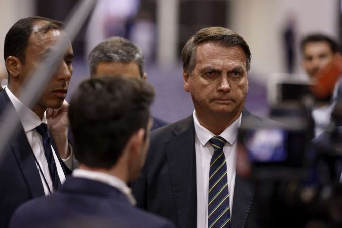 O TSE julga ações de investigação eleitoral que miram o Bolsonaro em razão de lives realizadas em 7 de setembro do ano passado -  (crédito: Anna Moneymaker / GETTY IMAGES NORTH AMERICA / Getty Images via AFP)