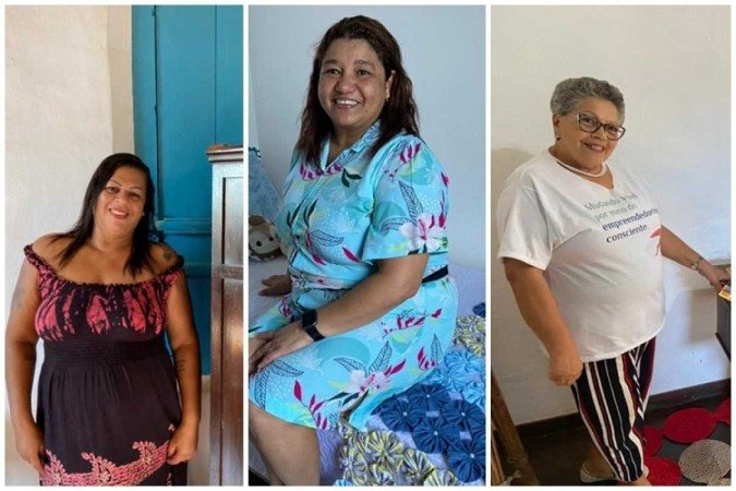 Jaciara, Lucelia e Rosenere: participantes do projeto -  (crédito: Eu, estudante)