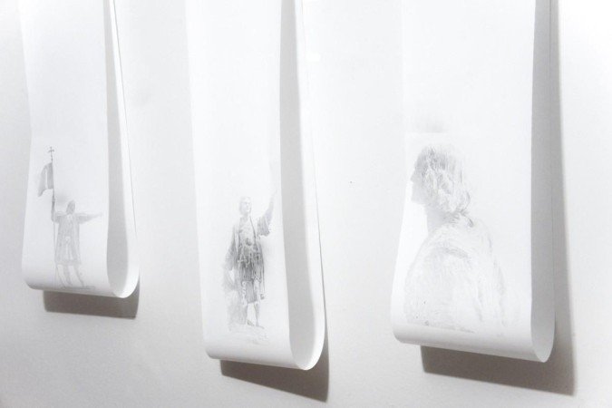 Apagando Colombo, obra de Iris Helena 