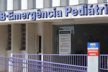  06/03/2023 Credito: Ed Alves/CB/DA.Press. Cidades. Falta de adentimento nas emergencias do HMIB e HRT na clinica de Pediatria.  -  (crédito:  Ed Alves/CB/DA.Press)