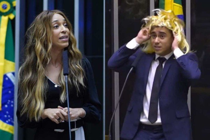  (crédito: Pablo Valadares / Câmara dos Deputados e Reprodução/TV Câmara)