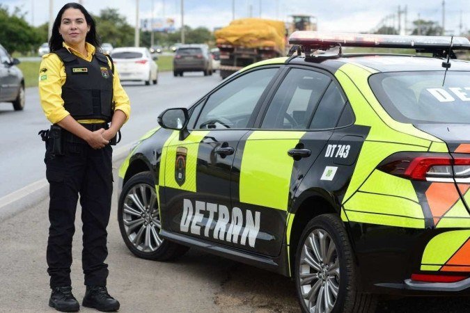 Ana Carolina Silva Miranda, 45, do Detran, coordena a maior Região Integrada de Segurança Pública do DF
