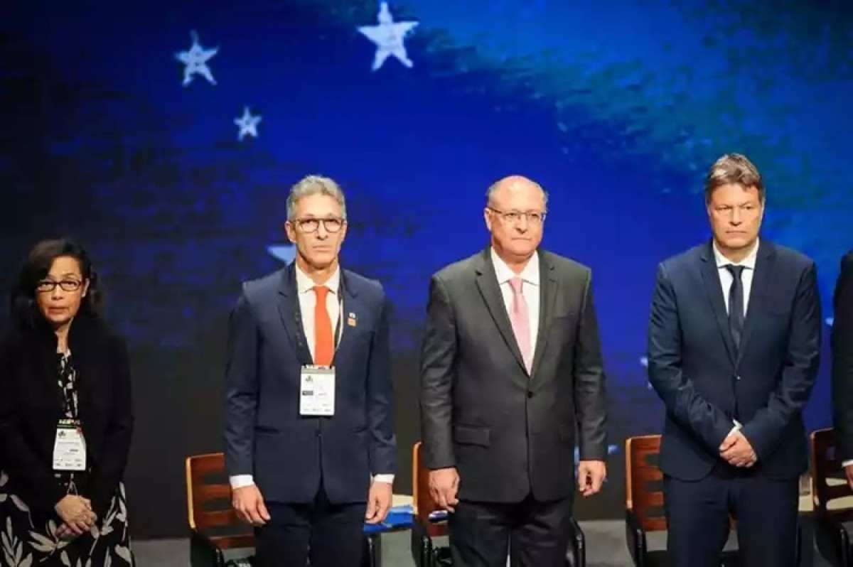 Alckmin e Zema abrem encontro Brasil-Alemanha em Belo Horizonte