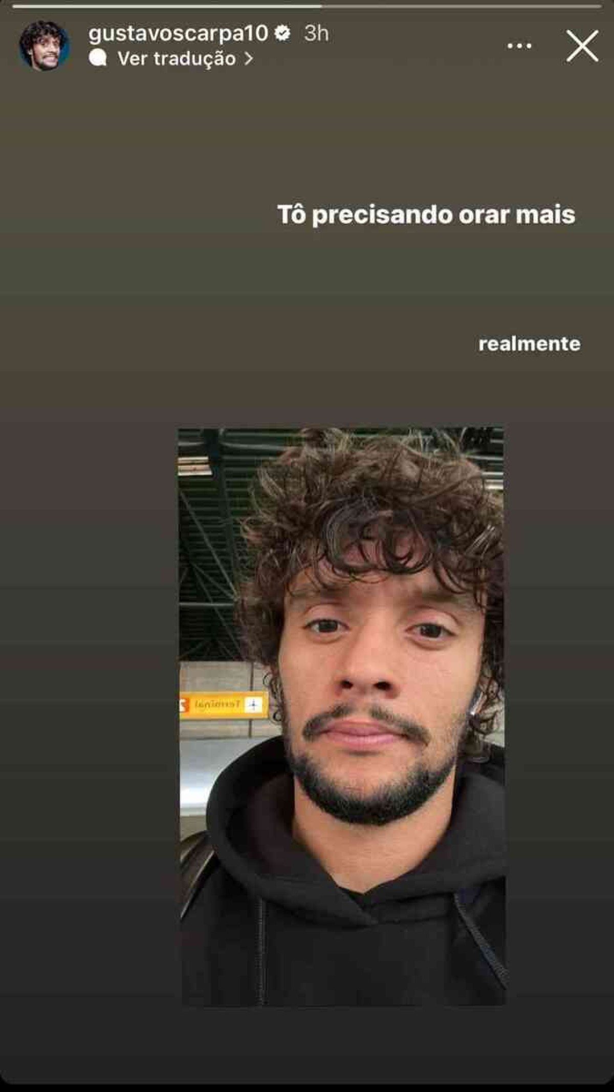 Em postagem, Scarpa ironiza mensagem de áudio enviado pelo atacante William Bigode, ex-atleta do Fluminense