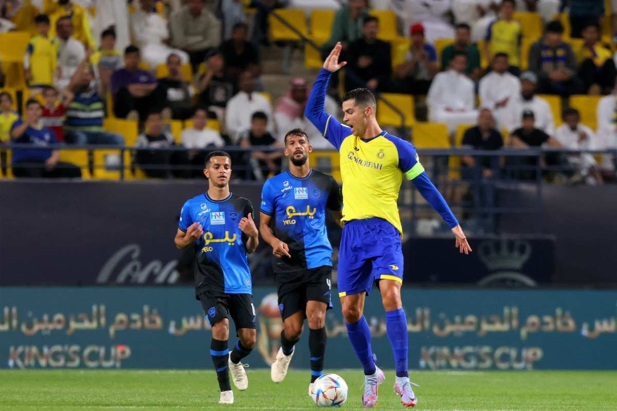 Cristiano Ronaldo dá 'chilique' com juiz em partida do Al-Nassr; veja vídeo