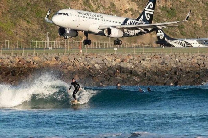  (crédito: Wellington International Airport/Instagram/Reprodução)