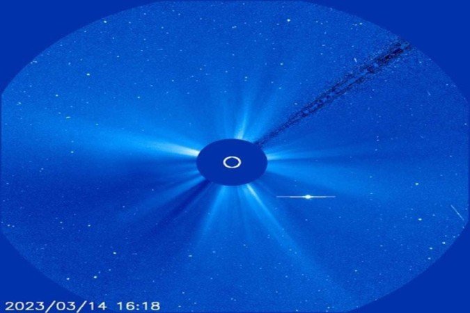 (crédito: Divulgação/SOHO/NASA/ESA) (crédito: Divulgação/SOHO/NASA/ESA)