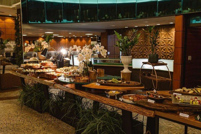 Buffet do restaurante
Chocolat Glacé - (crédito: 180x Digital/Divulgação) Buffet do restaurante
Chocolat Glacé - (crédito: 180x Digital/Divulgação)