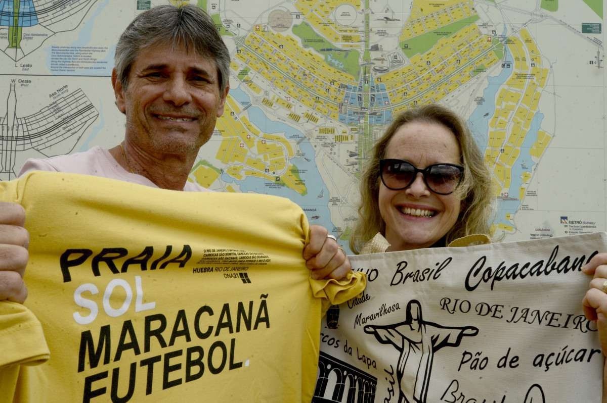 Dayse Gonsalves Zottich e Marcos Aurélio Pereira: carioca, o casal adotou Brasília como sua cidade
