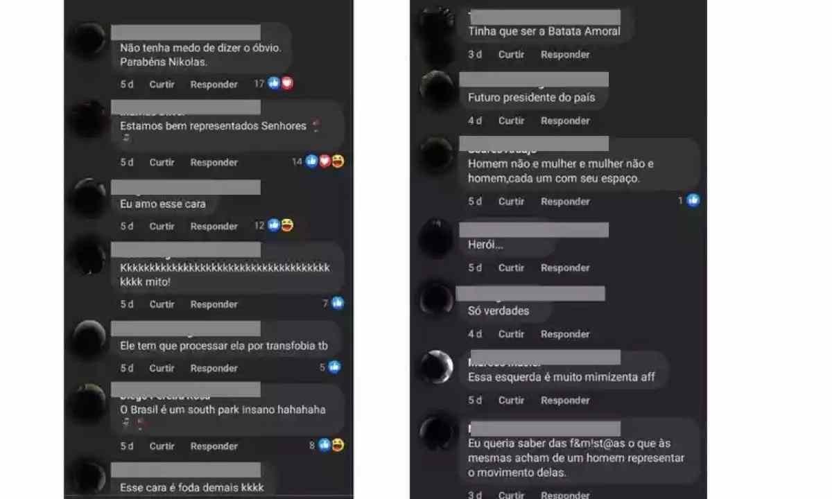 Com críticas à esquerda e às feministras, homens parabenizam Nikolas e até o chamam de "futuro presidente"