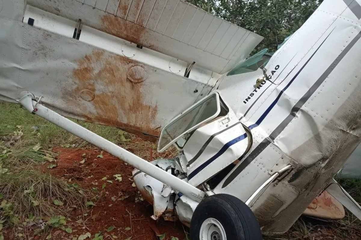 Avião de pequeno porte cai em Tocantins e deixa piloto em estado grave