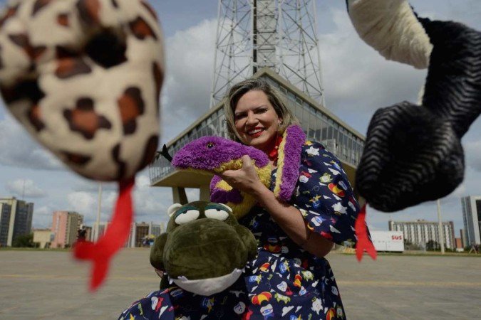  18/03/2023  Crédito: Carlos Vieira/CB/DA Press. Brasília, DF. Cidades. Nyedja Gennari, contadora de estórias e escritora infantil.
