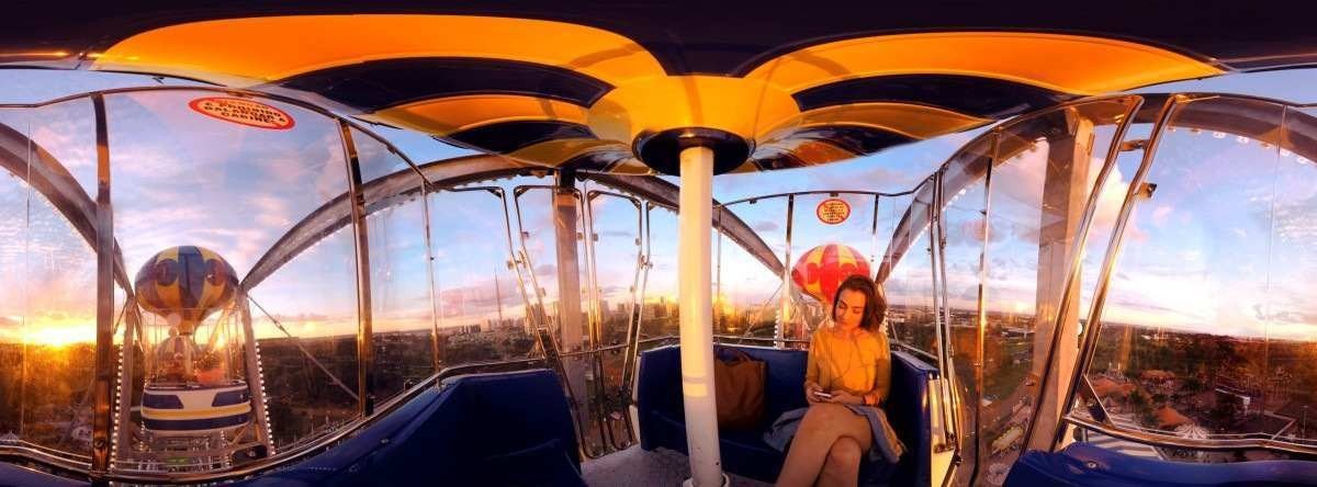 Roda gigante: cena cotidiana de Brasília
