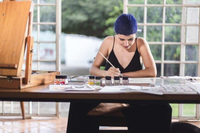 Marcela Campos é artista independente 
e professora de 
artes visuais