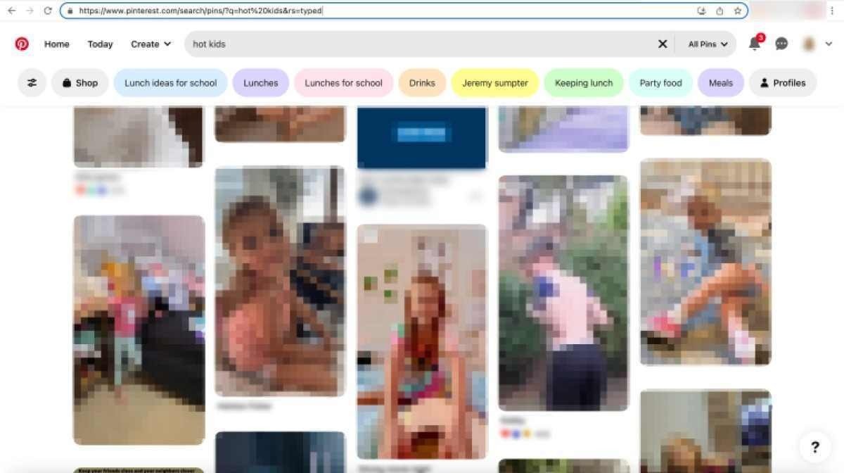 Os conteúdos feitos pelas garotas no Pinterest são comuns à idade e não têm teor sexual, mas eram nomeados pelos criminosos como "prazeres culposos" e "garotinhas sensuais" Os conteúdos feitos pelas garotas no Pinterest são comuns à idade e não têm teor sexual, mas eram nomeados pelos criminosos como "prazeres culposos" e "garotinhas sensuais"
