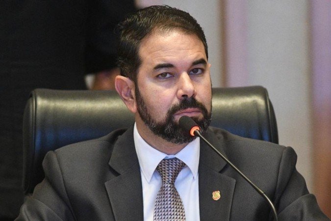  23/03/2023 Credito: Ed Alves/CB/DA.Press. Cidades. Ex-secretário de Segurança Pública do DF, Júlio Danilo, na CPI dos Atos Antidemocráticos. 