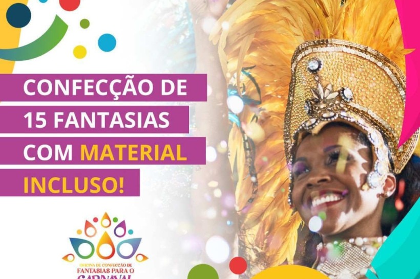 DF oferece oficinas para confecção de fantasias de escolas de samba