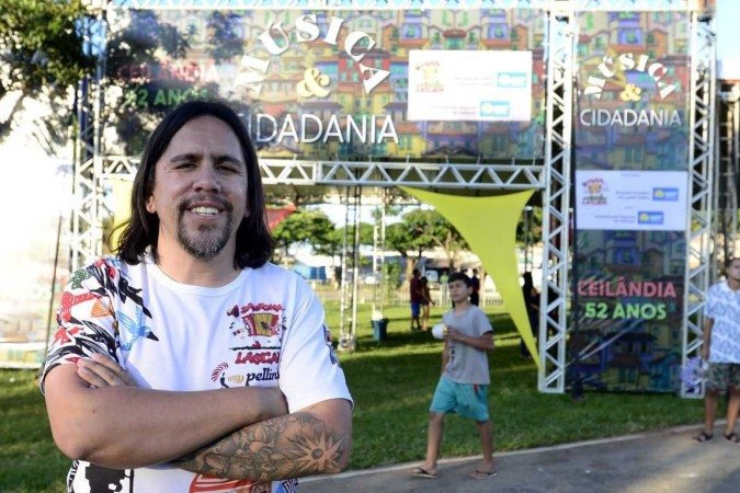  25/03/2023 Crédito: Marcelo Ferreira/CB/D.A Press. Brasil. Brasilia - DF - Comemração do aniversário de 52 anos da Ceilândia. Robson Vilela.