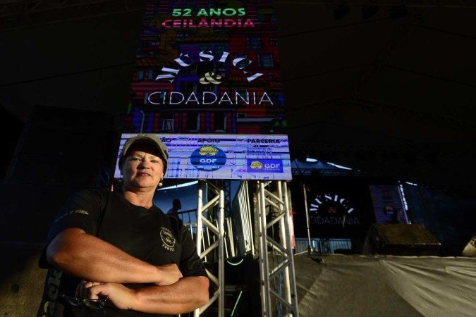  25/03/2023 Crédito: Marcelo Ferreira/CB/D.A Press. Brasil. Brasilia - DF - Comemração do aniversário de 52 anos da Ceilândia. Adélia Brandão.