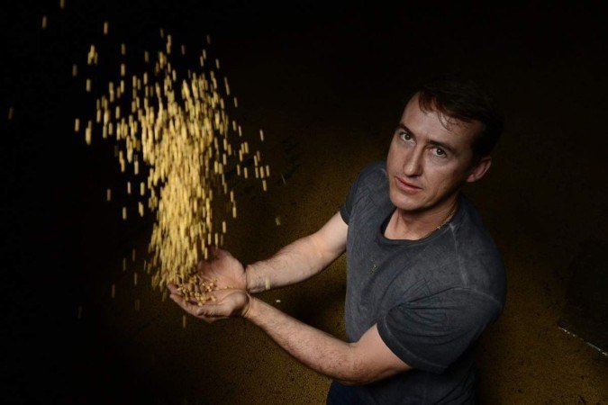 Aumento na produção da soja. O produtor Erlan Kramer.