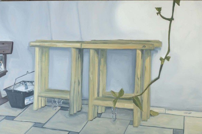 Obras da exposição Retrospectiva Pedro Ivo Verçosa, no Museu Nacional da República